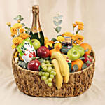 Sweetness Basket with Fresh Fruits