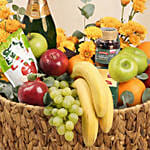 Sweetness Basket with Fresh Fruits