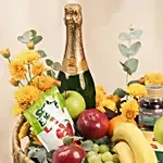 Sweetness Basket with Fresh Fruits