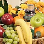Sweetness Basket with Fresh Fruits