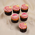 Mother's Day Vanilla Cup Cakes