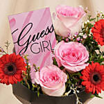 Eleganct Bloom and Pefume Valentine’s Gift Set For Her