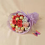 Roses With Delicious Chocolate for her