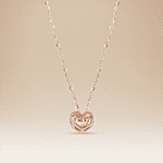 One True Love Gold Diamond Heart Pendant By Kooheji Jewelry