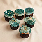 Festive Hari Raya Vanilla & Chocolate Cupcake