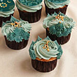 Festive Hari Raya Vanilla & Chocolate Cupcake