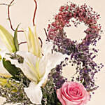 Graceful Blooms Women’s Day Vase