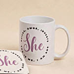 She Means Business Mug Set