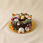 Easter Garden Chocolate Fudge Cake