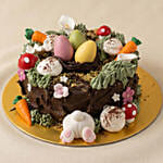 Easter Garden Chocolate Fudge Cake