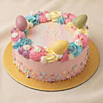 Happy Easter Chocolate Fudge Celebration Cake