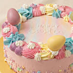Happy Easter Chocolate Fudge Celebration Cake