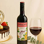 Birthday Cake & wine