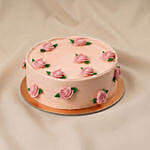Blush Rose Chocolate Fudge Cake