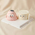 Toilet paper and his Friend Cake