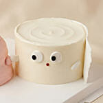 Toilet paper and his Friend Cake