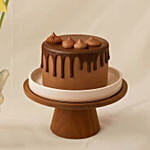 Daffodils N Tulip Pot with Cake