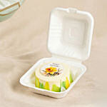 Daffodils N Tulips Birthday Flower Bouquet with Cake