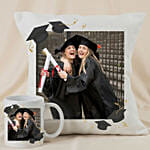 Graduation Special Personalised Cushion & Mug Combo