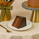 Sunflower Bouquet and Chocolate Cake