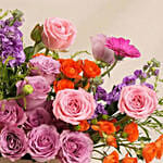 Vibrant Flowers Arrangement Box