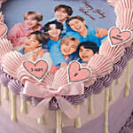 K Pop Glam Heart Cake