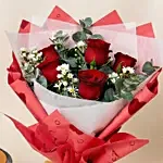 Red Roses N Chocolate Cake Surprise Combo