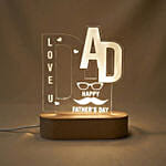 Love You Dad LED Lamp