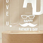 Love You Dad LED Lamp