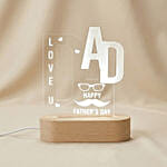 Love You Dad LED Lamp
