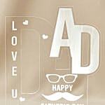 Love You Dad LED Lamp