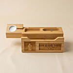 Personalised Bamboo Multi Device Charging Station
