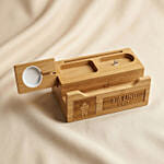 Personalised Bamboo Multi Device Charging Station