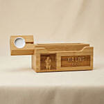 Personalised Bamboo Multi Device Charging Station