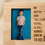 Personalised Engraved Wooden Photo Frame