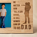 Personalised Engraved Wooden Photo Frame