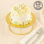 Eggless Vanilla Confetti Mini Cakes 4 inches