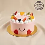 Jellycat Theme Cake with Fresh Fruits & Cream