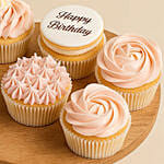 Assorted Happy Birthday Cupcakes 6 Pcs