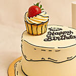 Comical Treat Birthday Special Chocolate Cake