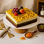 Delicious Dubai Chocolate Passionfruit Twist Cake 7 inches
