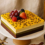 Delicious Dubai Chocolate Passionfruit Twist Cake 7 inches