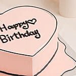 Heart Shaped Special Chocolate Cartoon 6 Inches