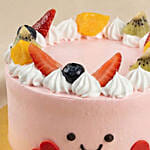 Jellycat Theme Cake with Fresh Fruits n Cream