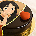 Personalised Ghibli Dream Choco Photo Cake