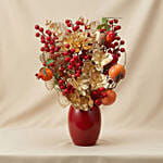 CNY Artificial Arrangment in Red Pot