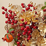 CNY Artificial Arrangment in Red Pot