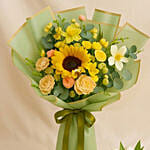 Sunbeam - Floral Fushion Bouquet & Pandan Ondeh Ondeh Cake