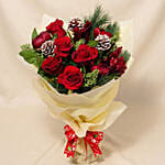All Red Xmas Bouquet