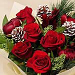 All Red Xmas Bouquet